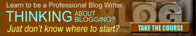 Blog writing course on Udemy by Ken Bradford.