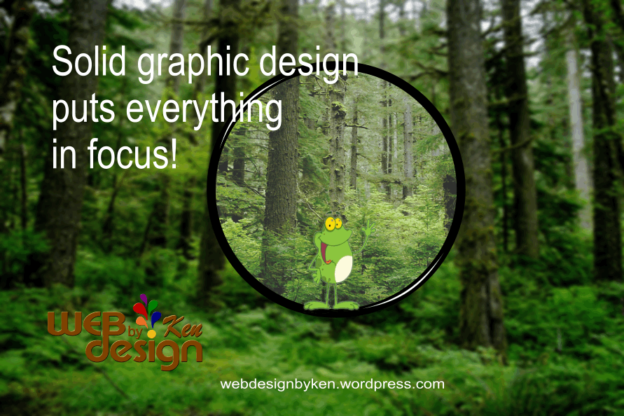 Solid graphic design puts your small business in focus.